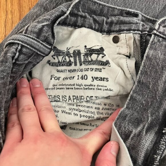 LEVI'S LEVIS Mens 510 Skinny Fit Jeans Gray Grey Acid Wash Skinny Jeans W32 L32 - Picture 5 of 16